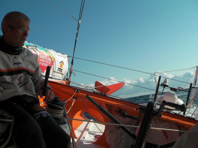 Vincent Riou on board PRB - Europa Warm-Up 2012 &copy; PRB